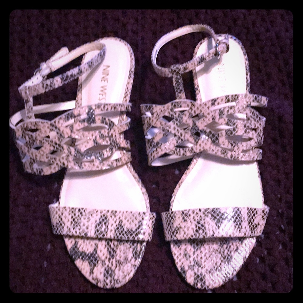 Perfect, Nine West Snakeskin Sandals